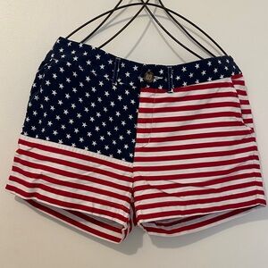 Original Chubbies Patriotic Red White and Blue American Flag Shorts